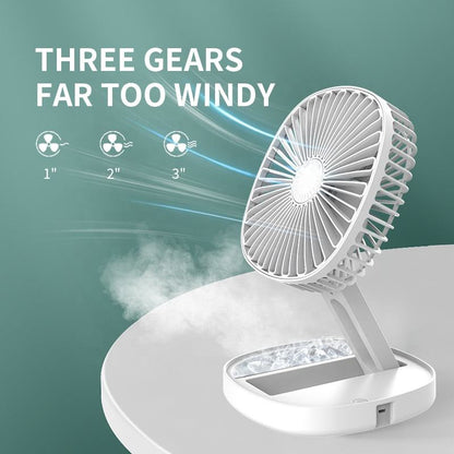 3-Speed Foldable LED Cooling Fan