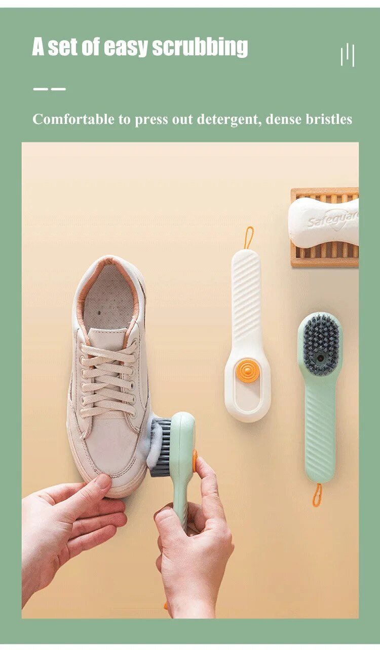 Multipurpose Liquid Dispensing Cleaning Brush